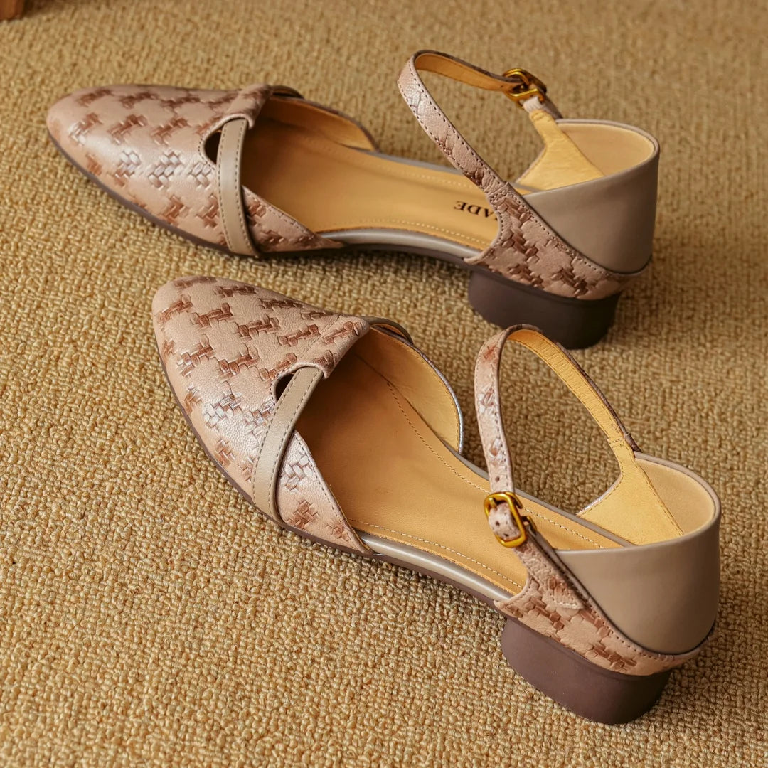 Amélis Leather Heels