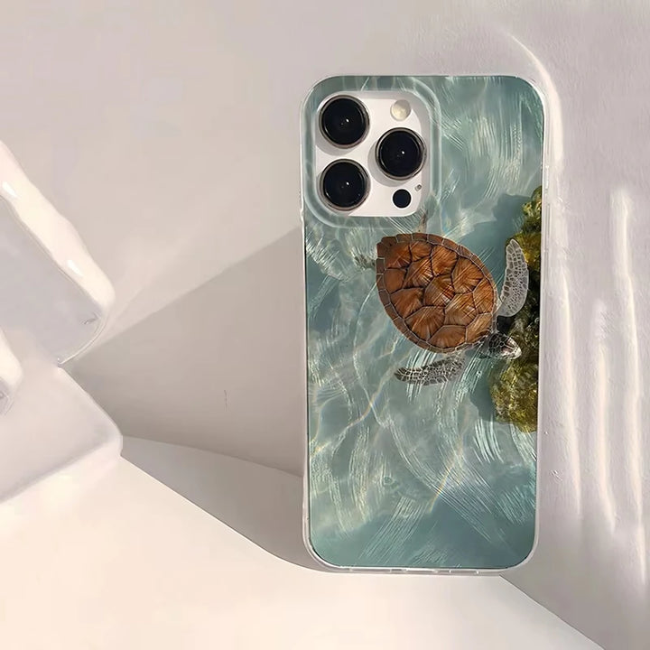 Glossy Coralmist iPhone Case