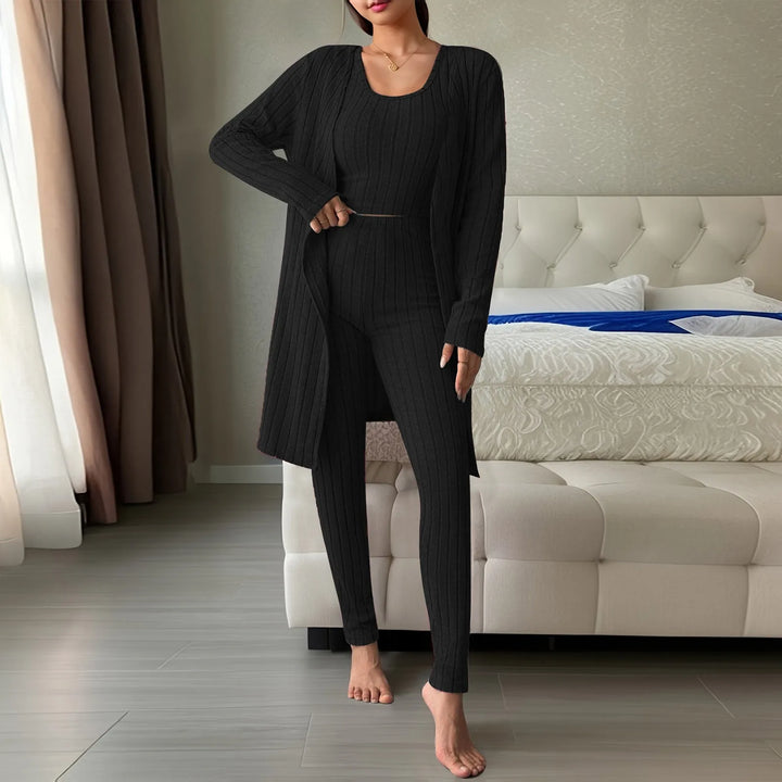 Lazaria Ribbed Knitwear Set