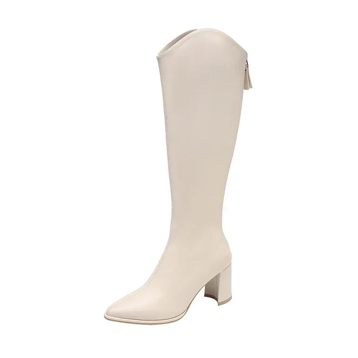 Lyra Quilted Knee-High Boots