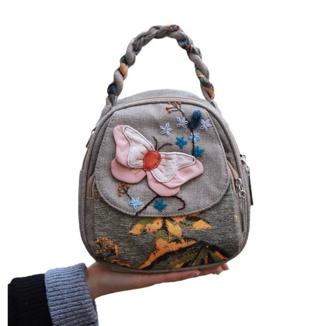 Mariposa Petal Handwoven Bag