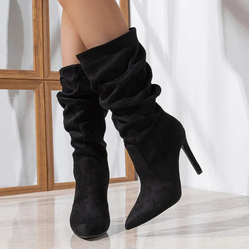 Vionna Pleated Heels
