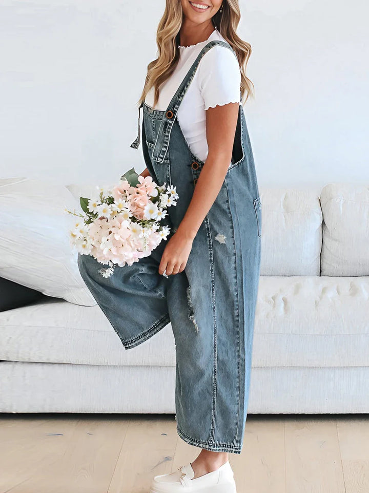 Chambray Denim Overalls