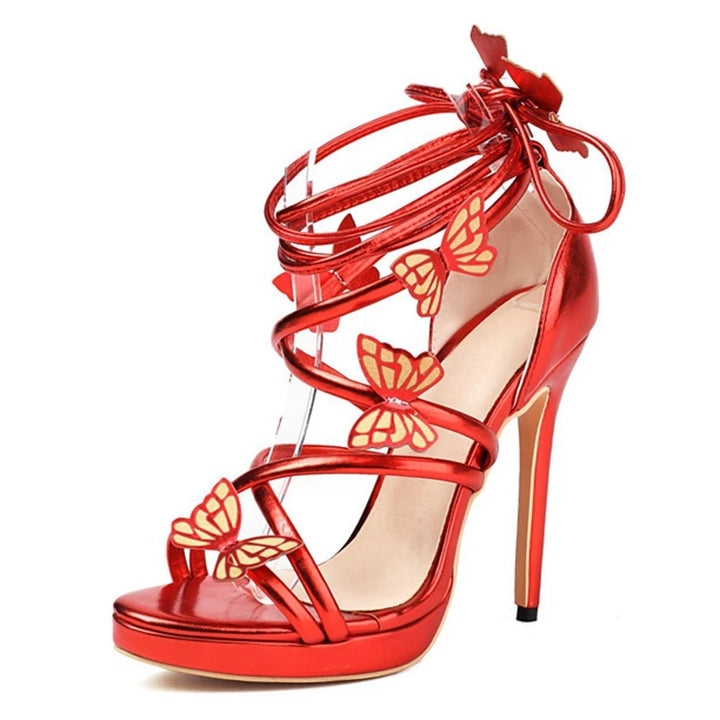Ether Flutter Strap Stilettos