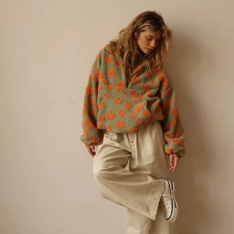 October Daisy Fleece Jacket