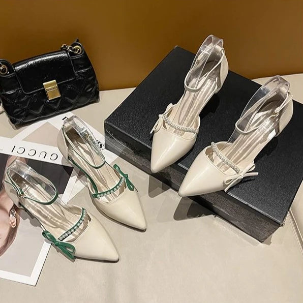 Esmée Pearly Bow Heels