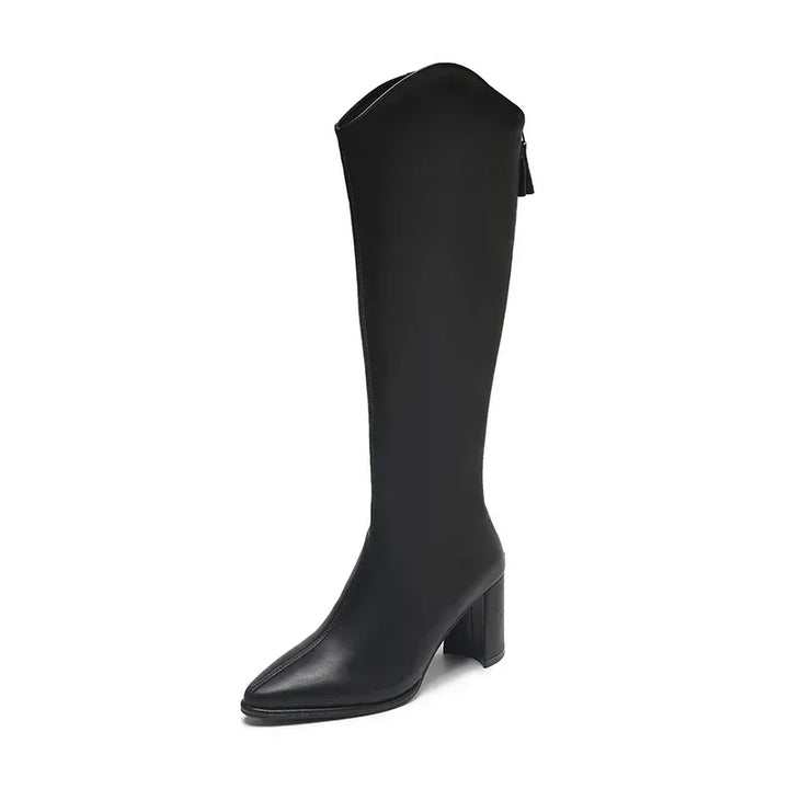 Lyra Quilted Knee-High Boots