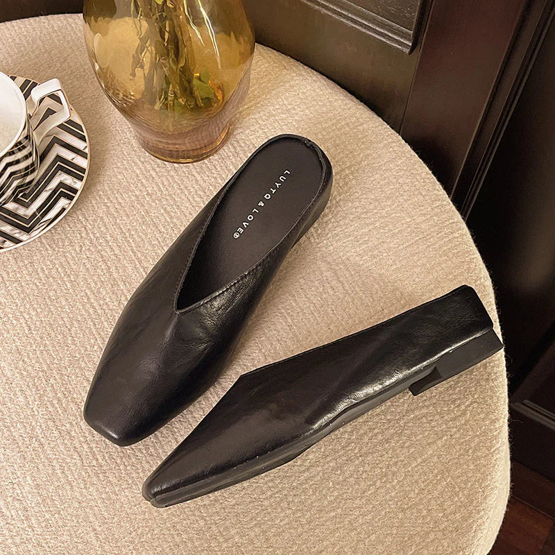 Valerina Vegan Leather Flats