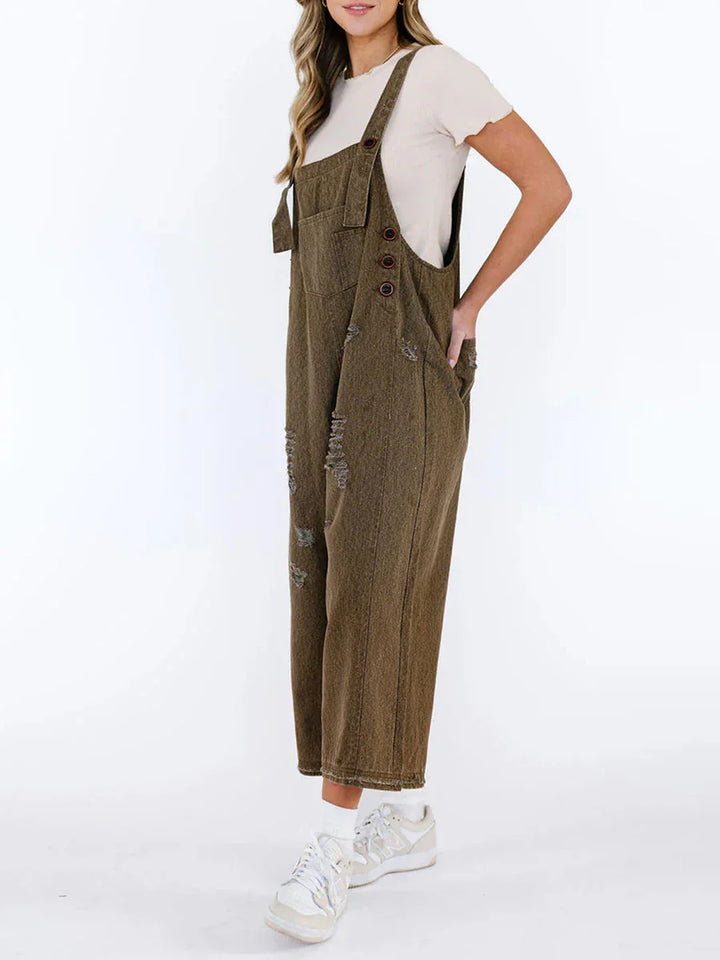 Chambray Denim Overalls