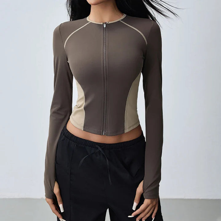 Elowen Form Zip-Up Yoga Top