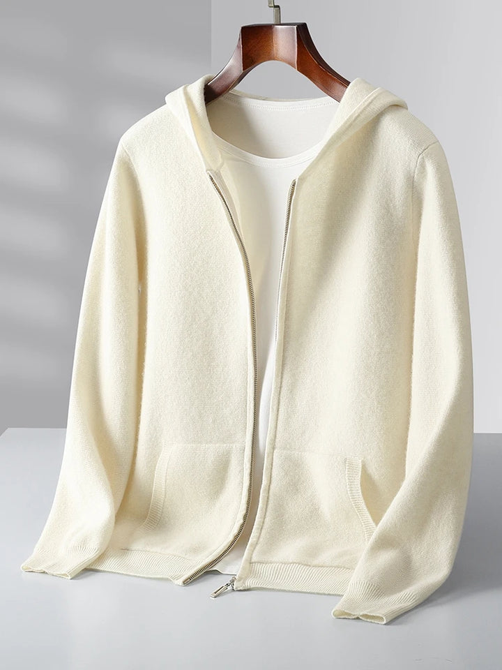 Montclair 100% Merino Wool Zip Hoodie