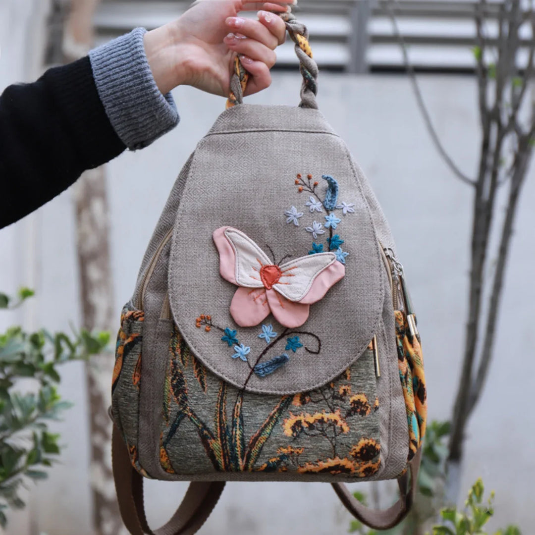 Mariposa Petal Handwoven Bag