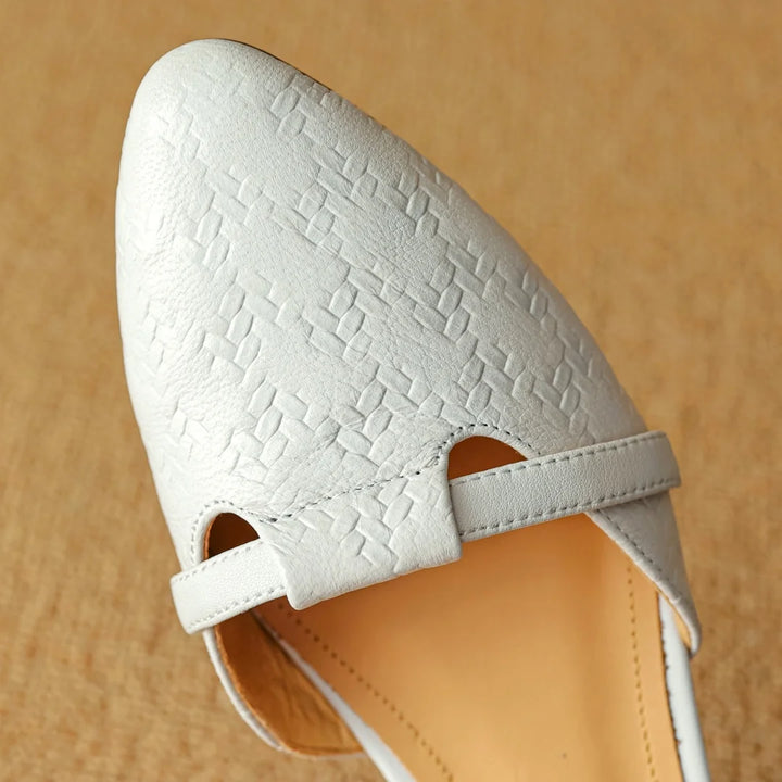 Amélis Leather Heels