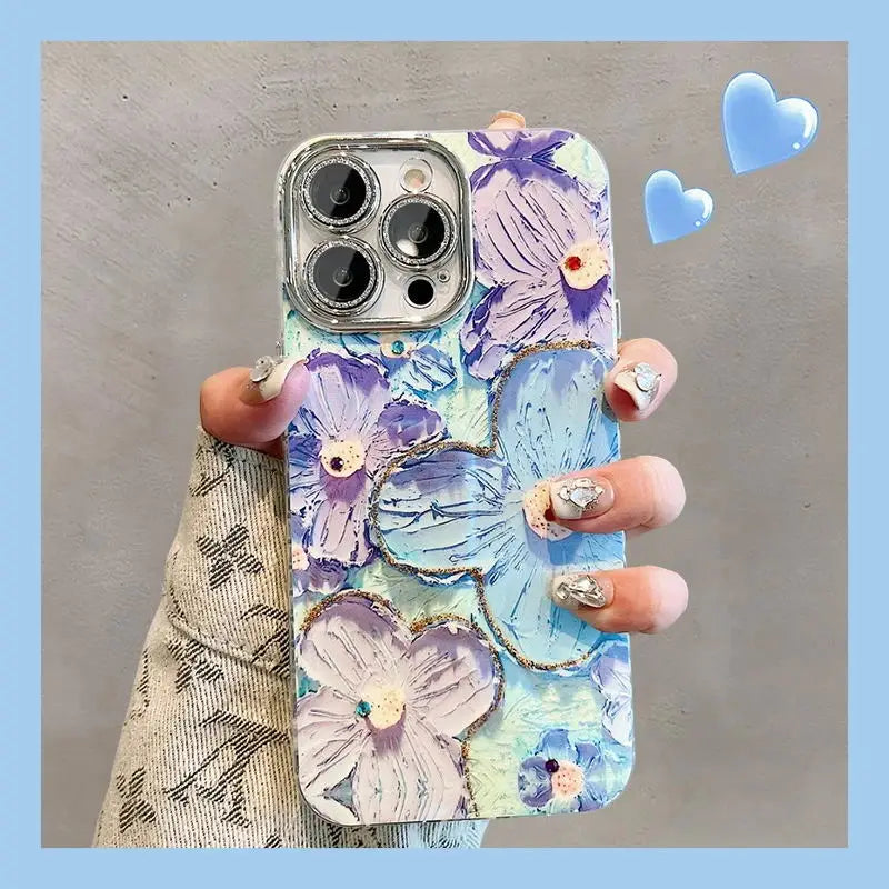 Creamy Petals iPhone Case