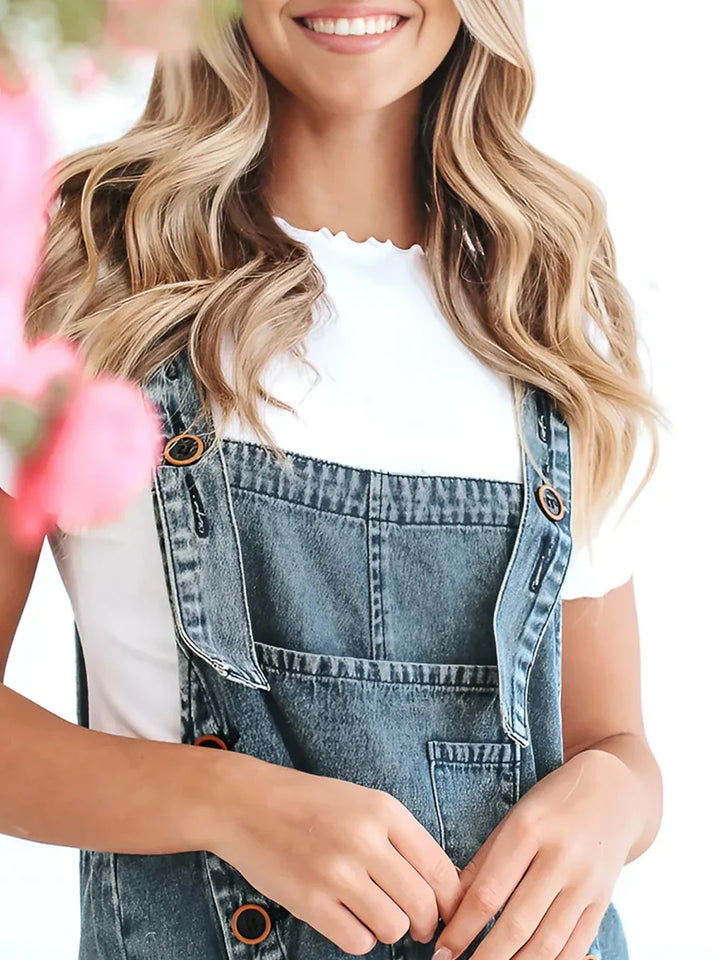 Chambray Denim Overalls