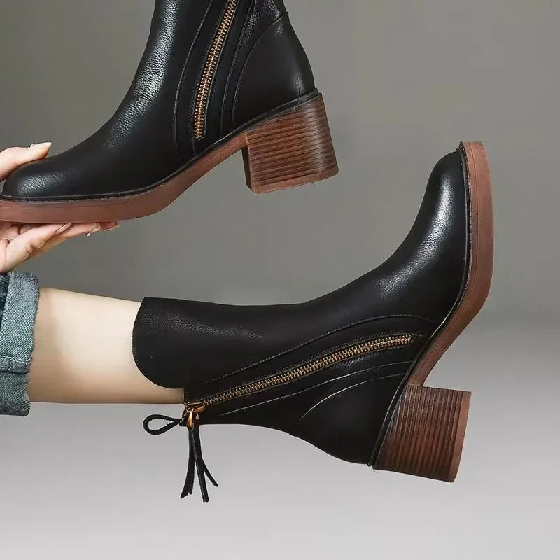 Camílle 2" Leather Ankle Boots