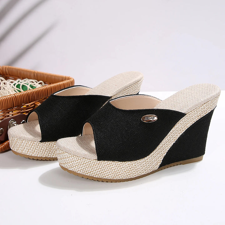 Kaia Jute Platform Sandals