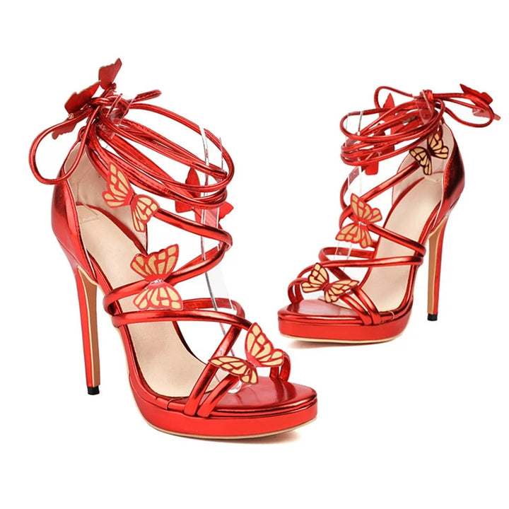 Ether Flutter Strap Stilettos