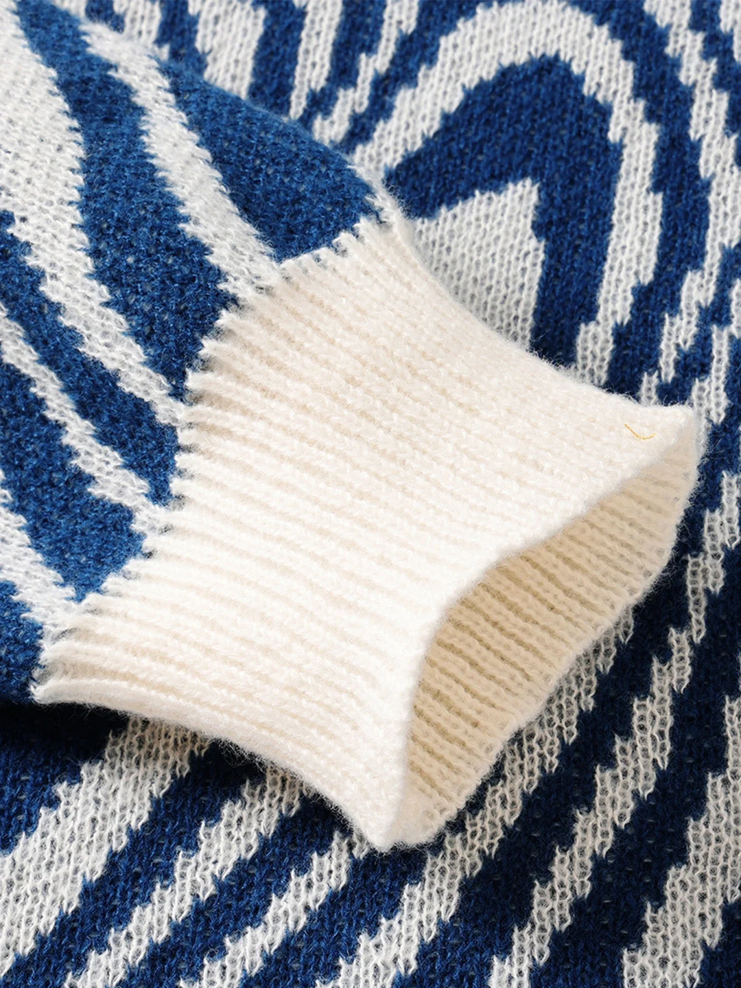 Cloudrift Abstract Wool Pullover