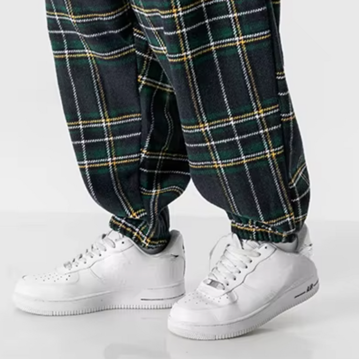 Corbin Plaid Drawstring Sweatpants