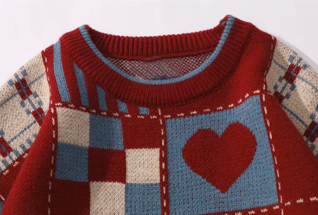 Hearth Patchwork Loom Wool Pullover