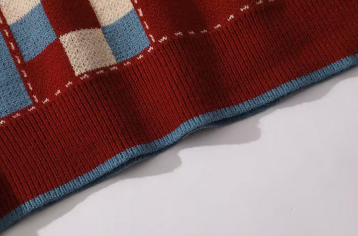 Hearth Patchwork Loom Wool Pullover