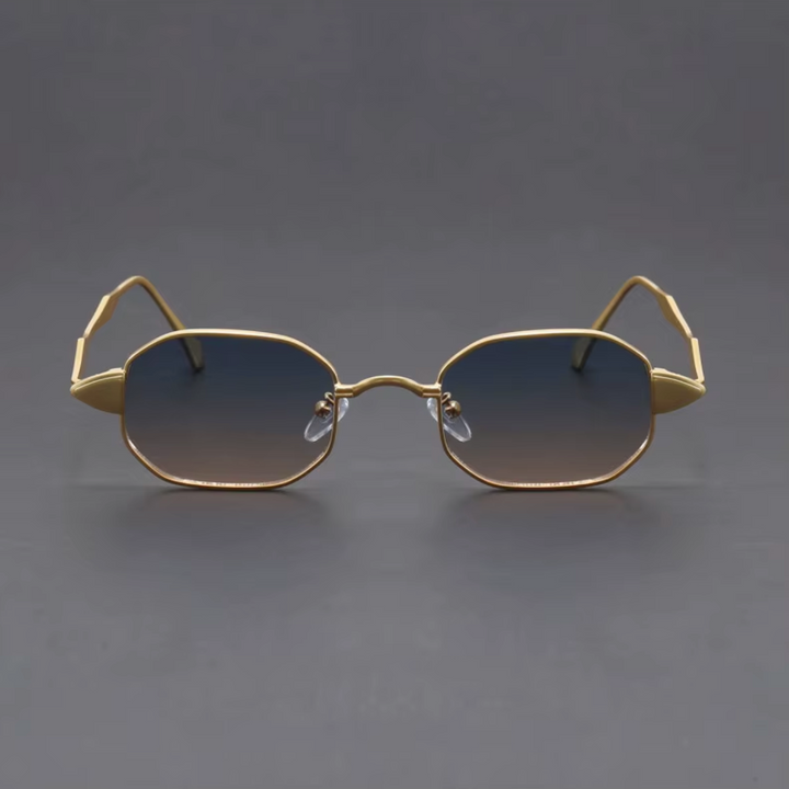 Aurelian Rectangular Metal Sunglasses