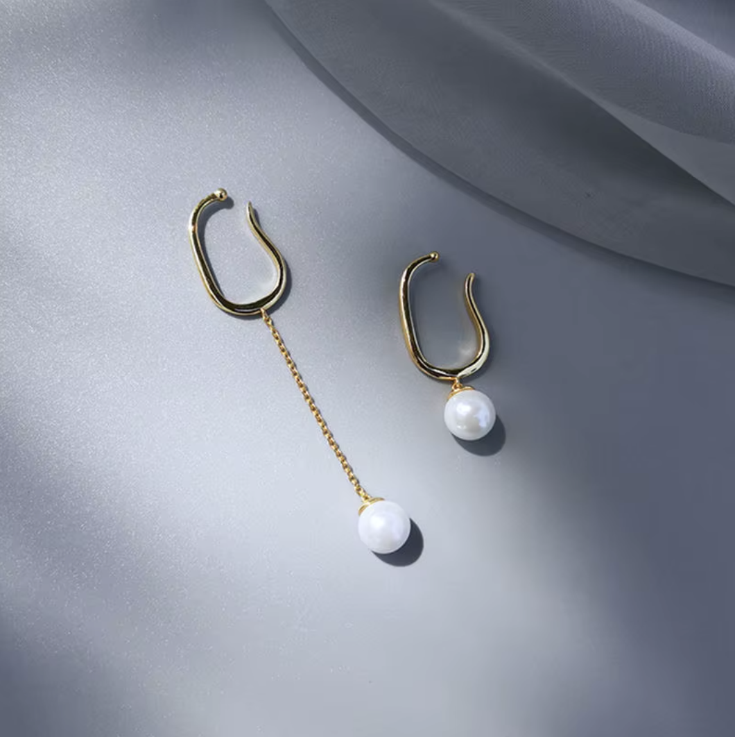 Monroe Baroque Cuff Earrings