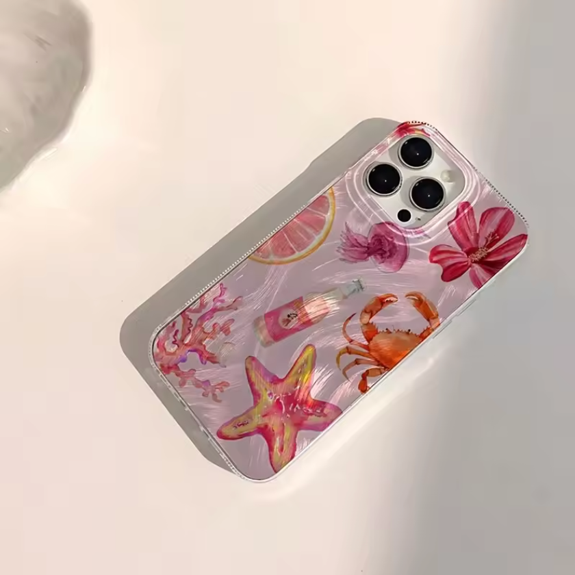 Rosy Tide iPhone Case