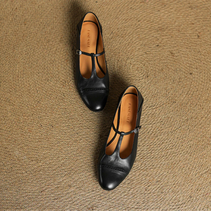 Clarisse Genuine Leather Flats
