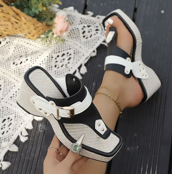 Monoblock Platform Sandals
