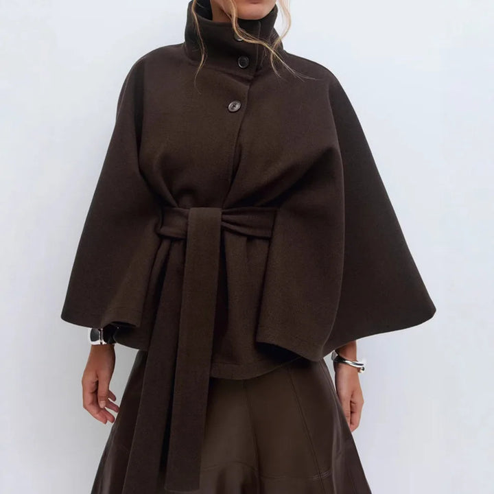 Delphine Belted Cape