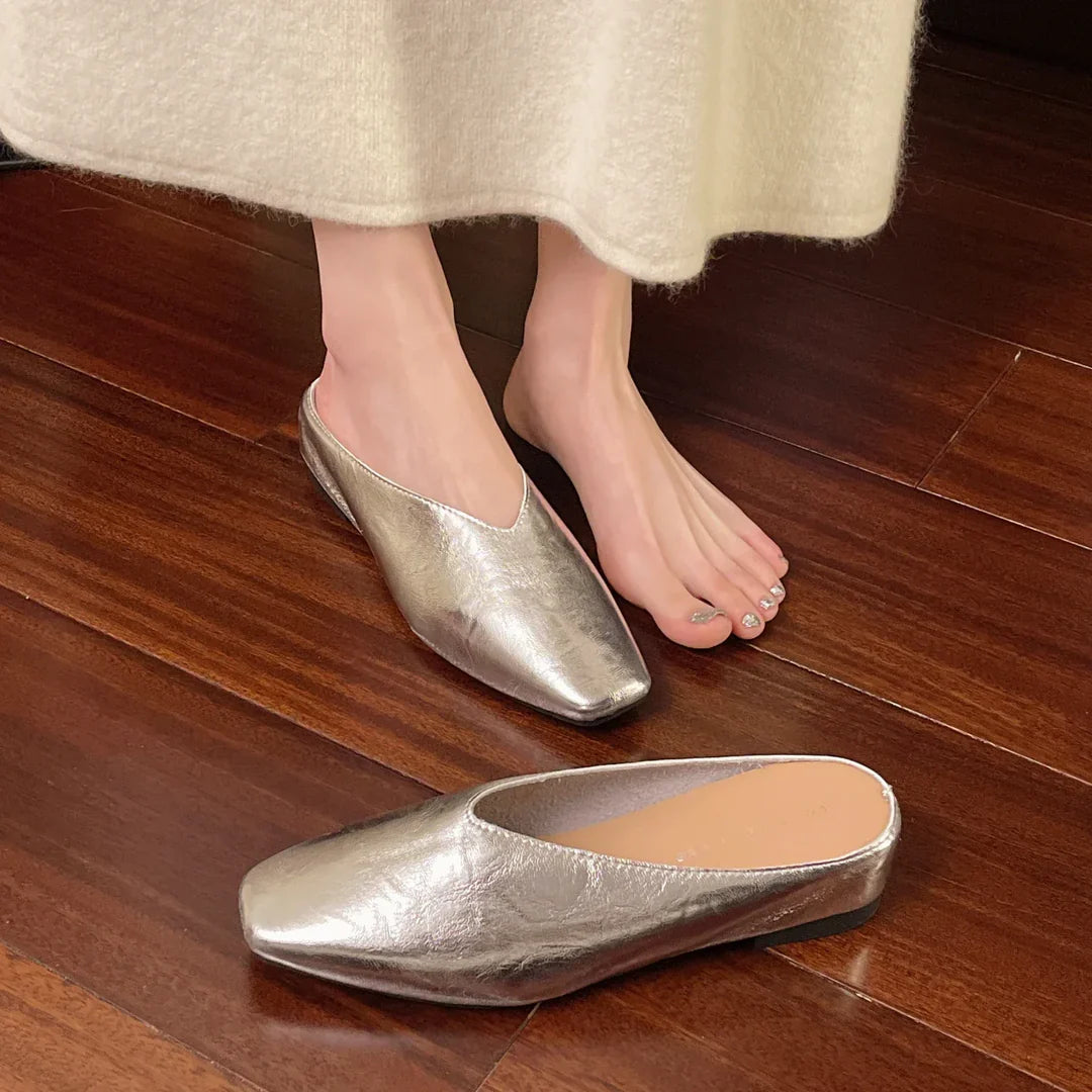 Valerina Vegan Leather Flats