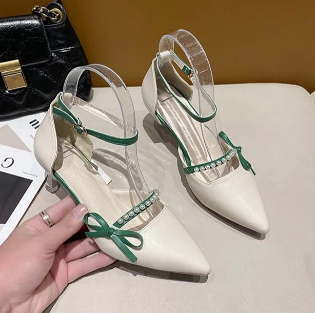 Esmée Pearly Bow Heels