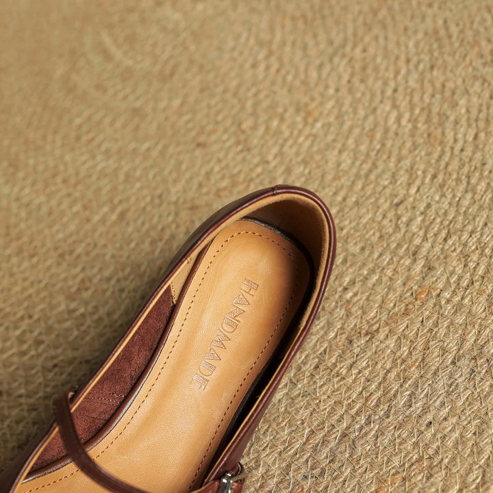 Marlen Noir Leather Pumps