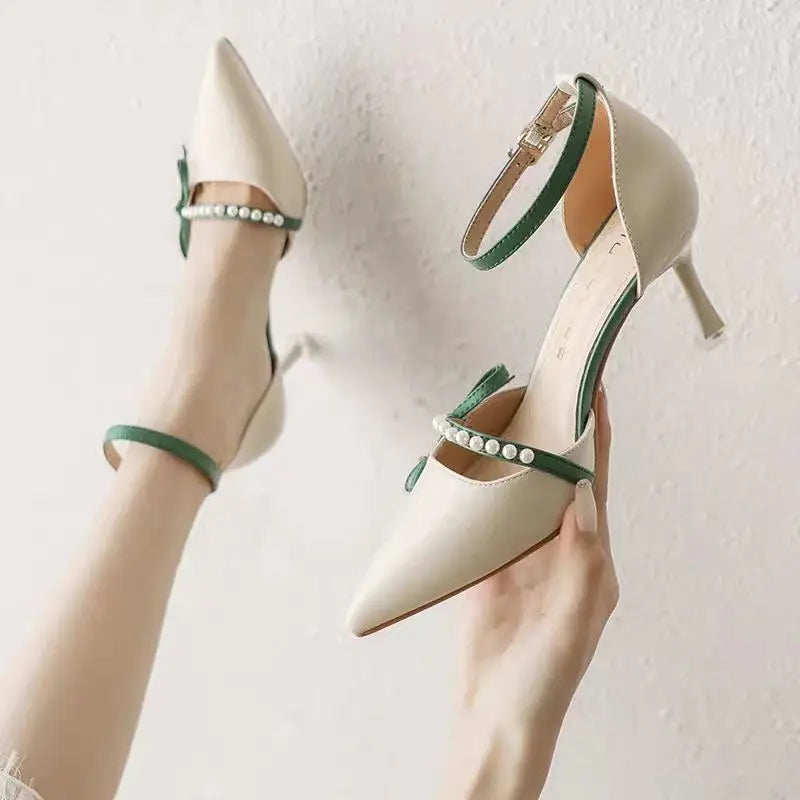 Esmée Pearly Bow Heels