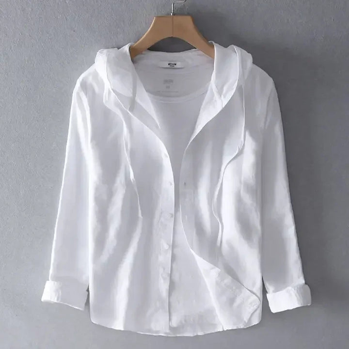 Bresco Hooded Linen Shirt