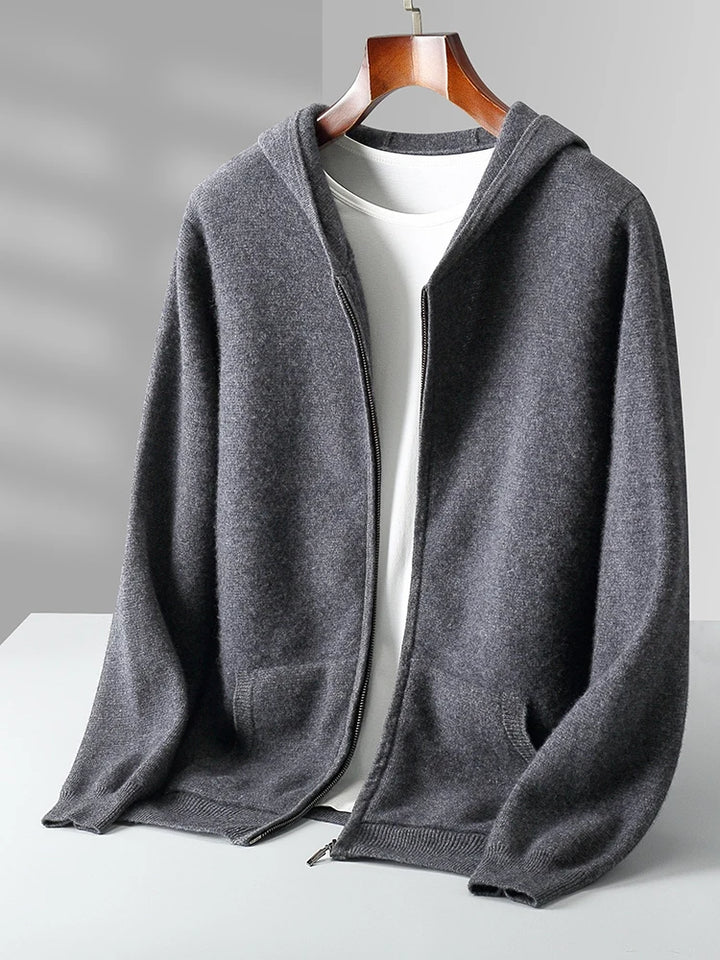 Montclair 100% Merino Wool Zip Hoodie