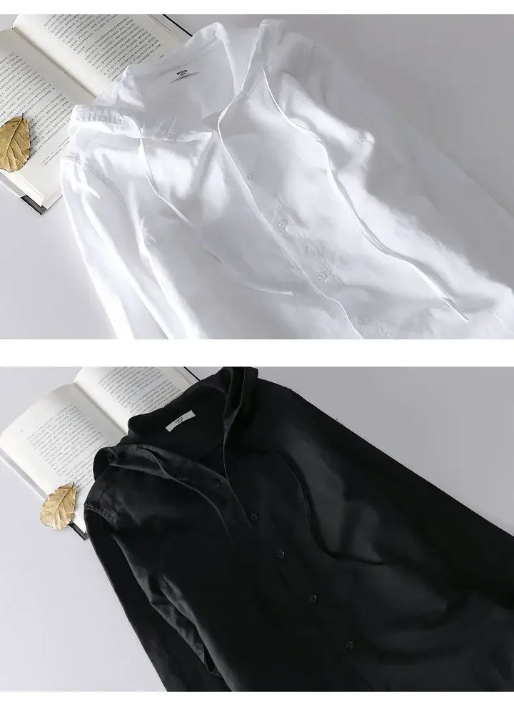 Bresco Hooded Linen Shirt
