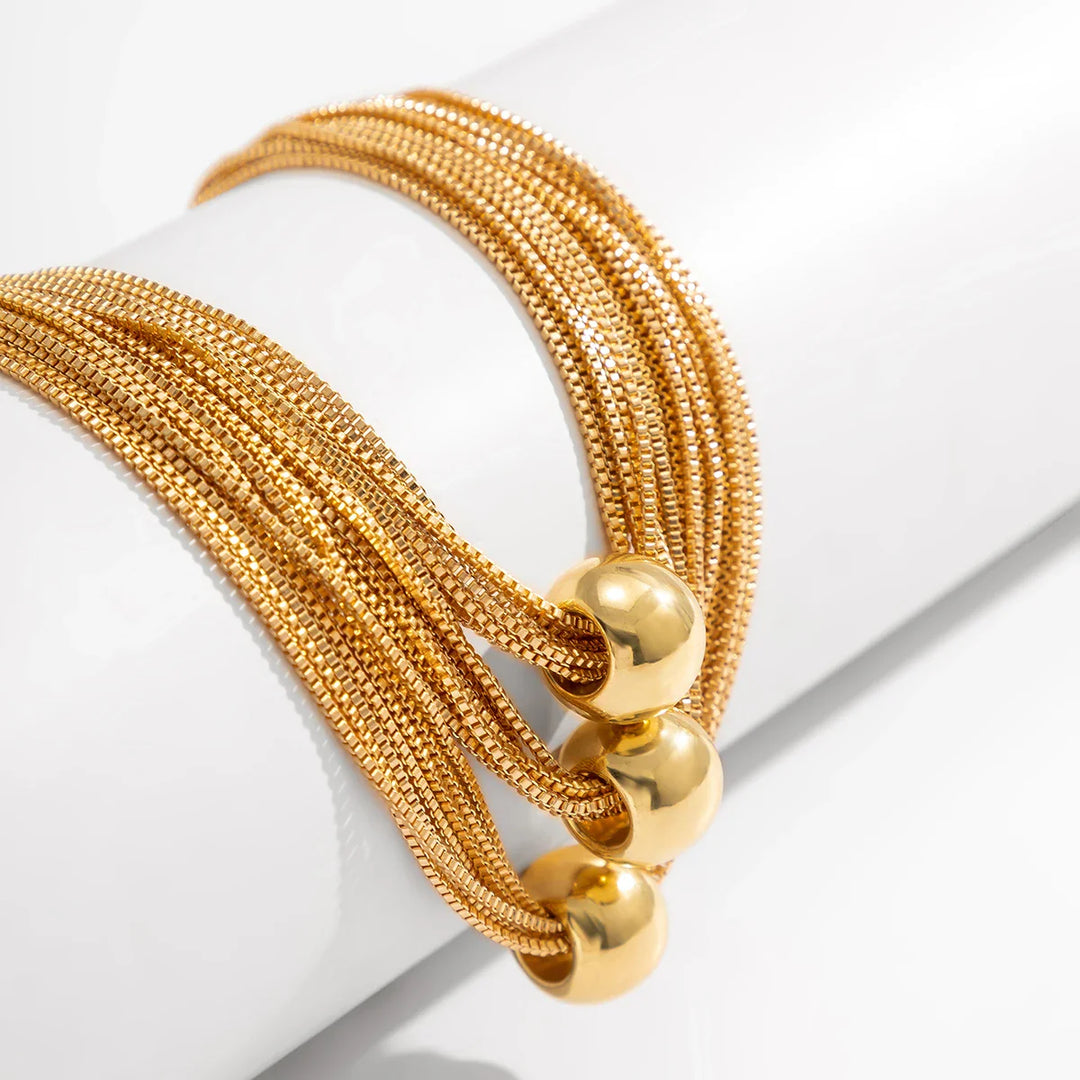 Thalora Ball Drape Necklace
