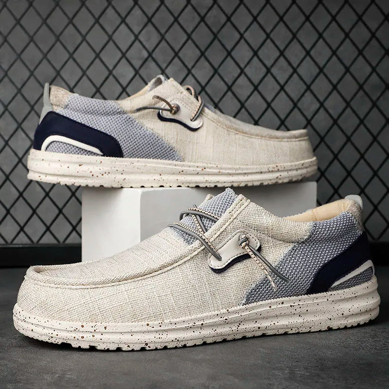 Harlan Textured Canvas Sneakers