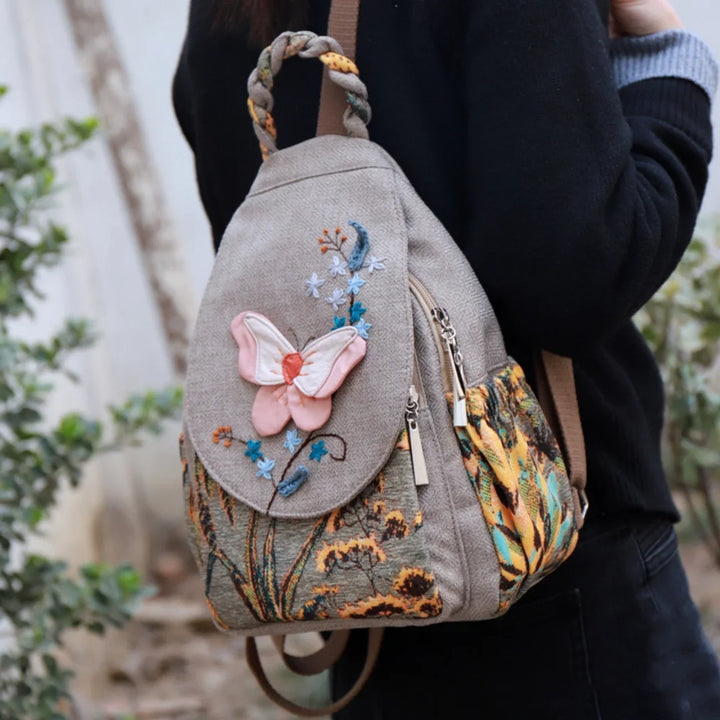 Mariposa Petal Handwoven Bag