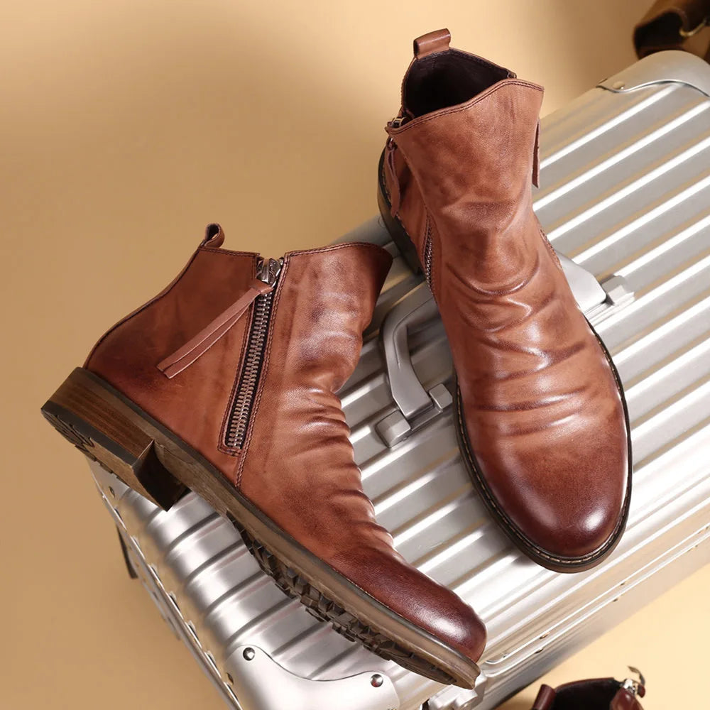 Carrington Chelsea Leather Boots