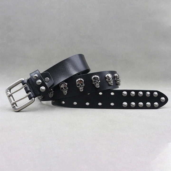 Zane Studded Leather Belt