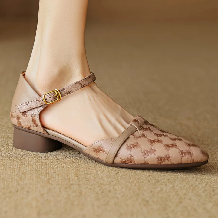 Amélis Leather Heels