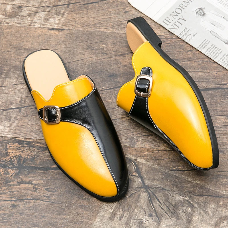Marenzo Monk Patent Loafers