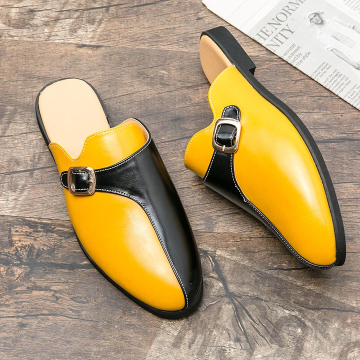 Marenzo Monk Patent Loafers