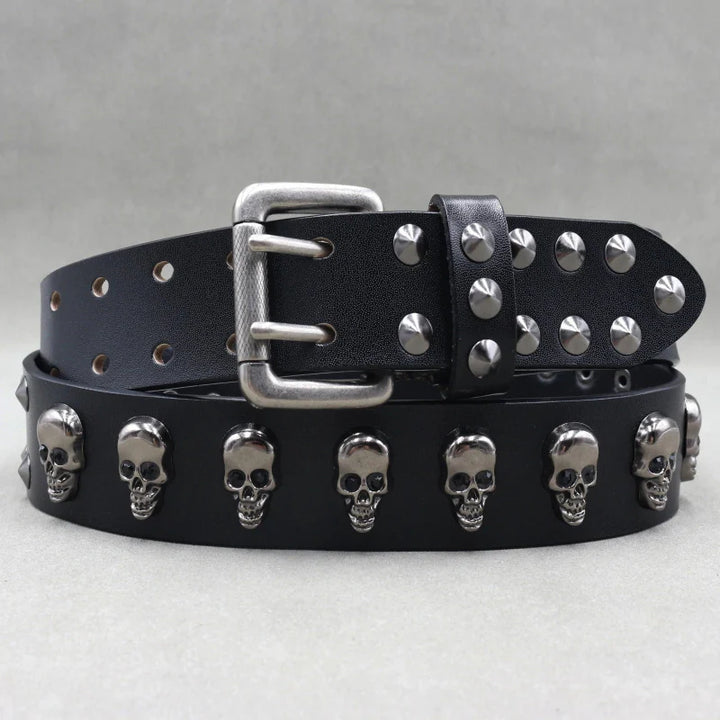 Zane Studded Leather Belt