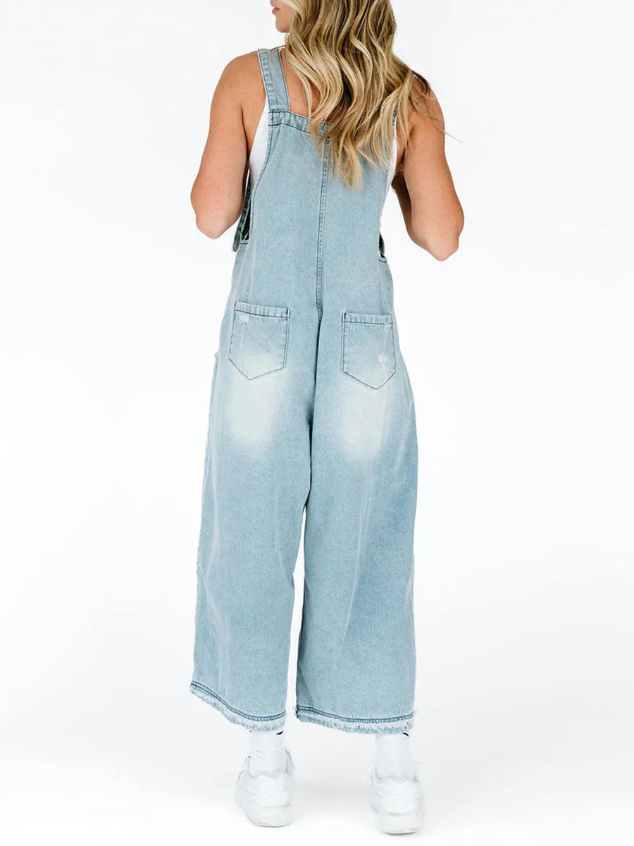 Chambray Denim Overalls