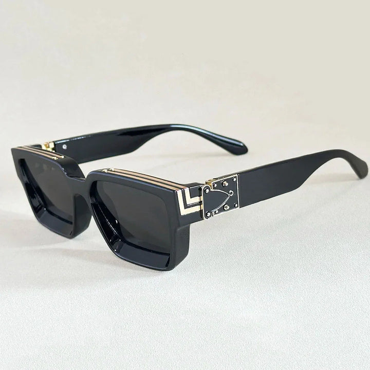 Monza Angular Retro Sunglasses